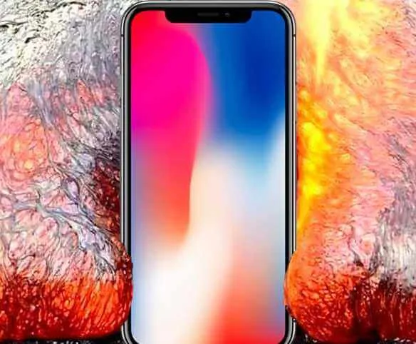 iPhone X перегревается