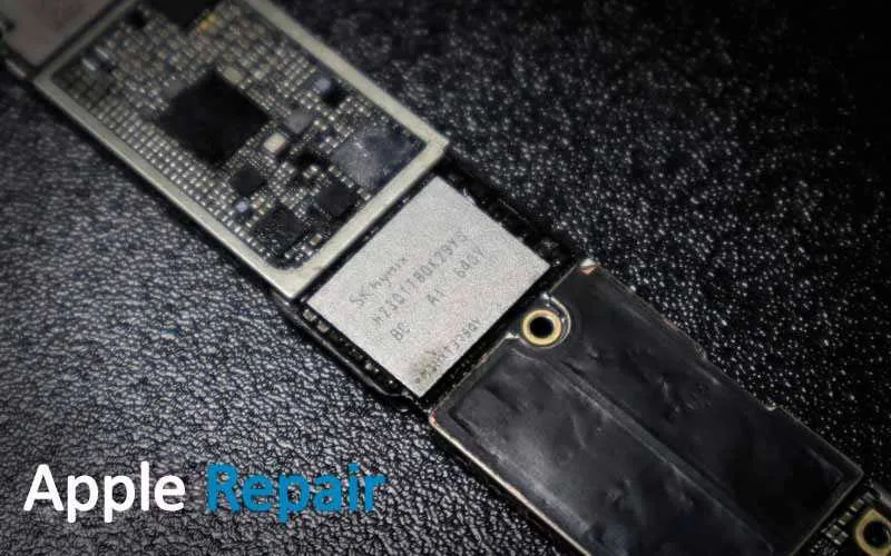 Монтаж нового NAND-чипа iPhone