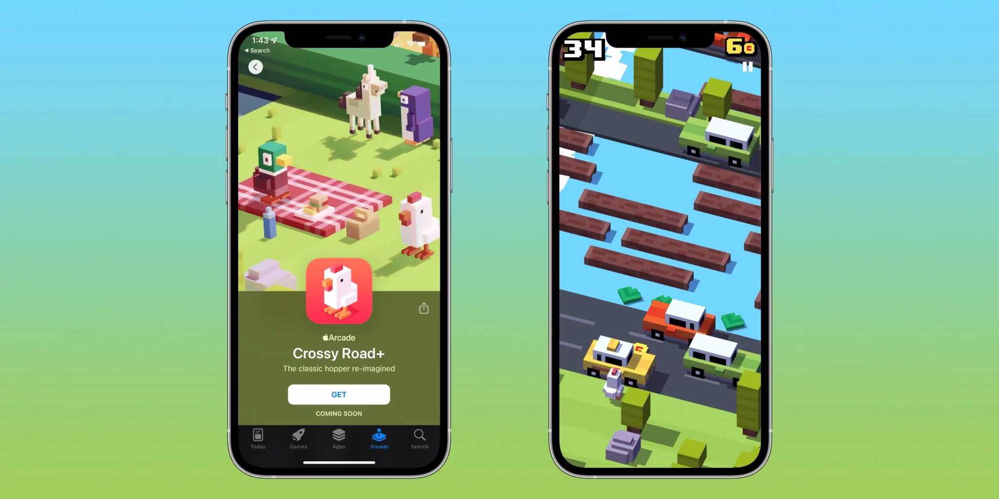 apple arcade games crossy road coming soon