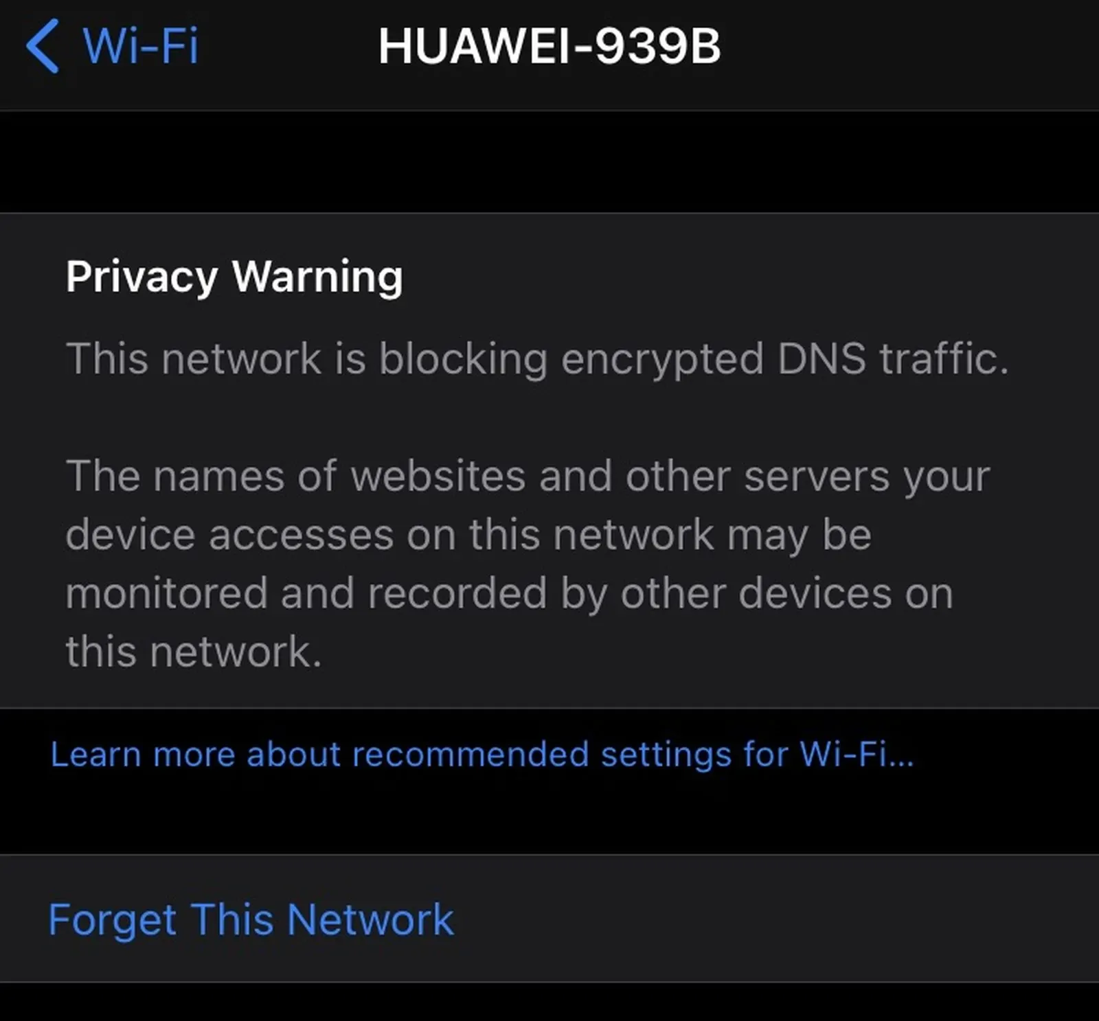 blocking dns traffic