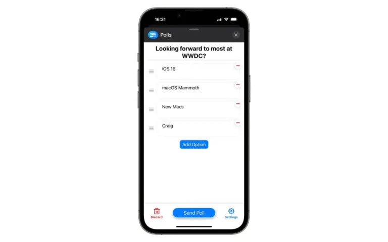imessage polls