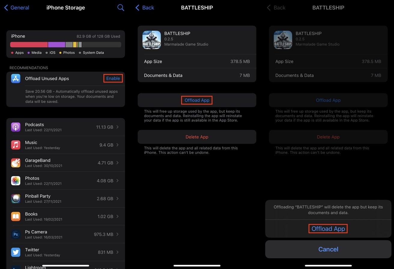 45866 89416 app offloading ios