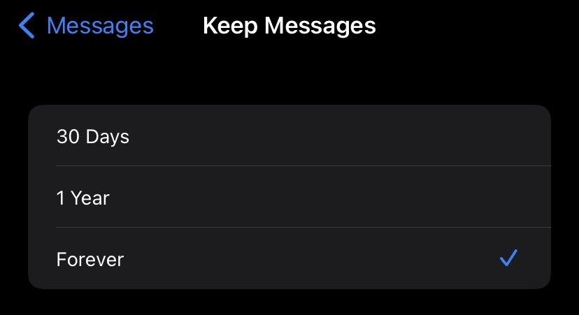 45866 89418 keep messages ios
