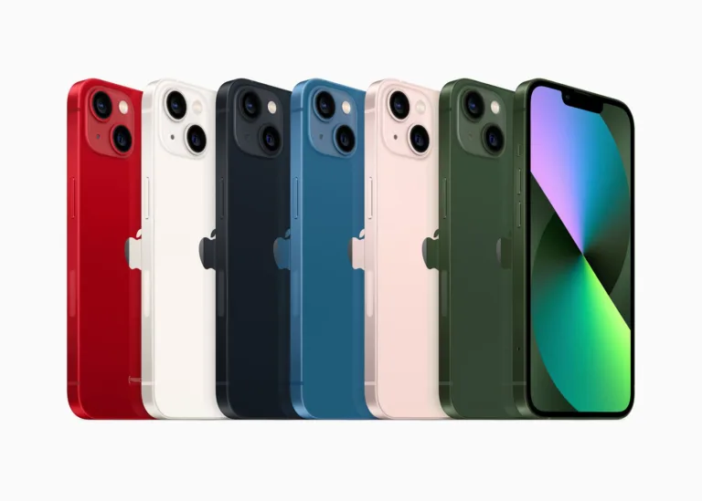 Apple iPhone 13 colors lineup 2022