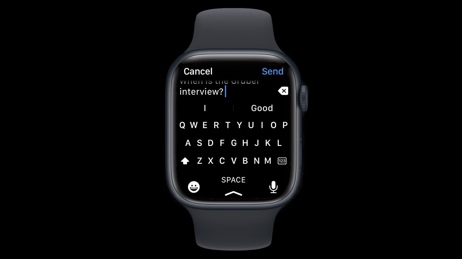 apple watch quicktype