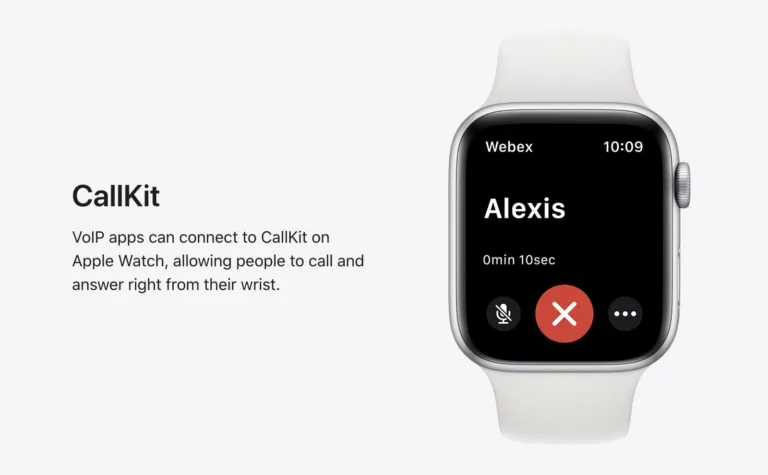 apple watch voip calling watchos 9