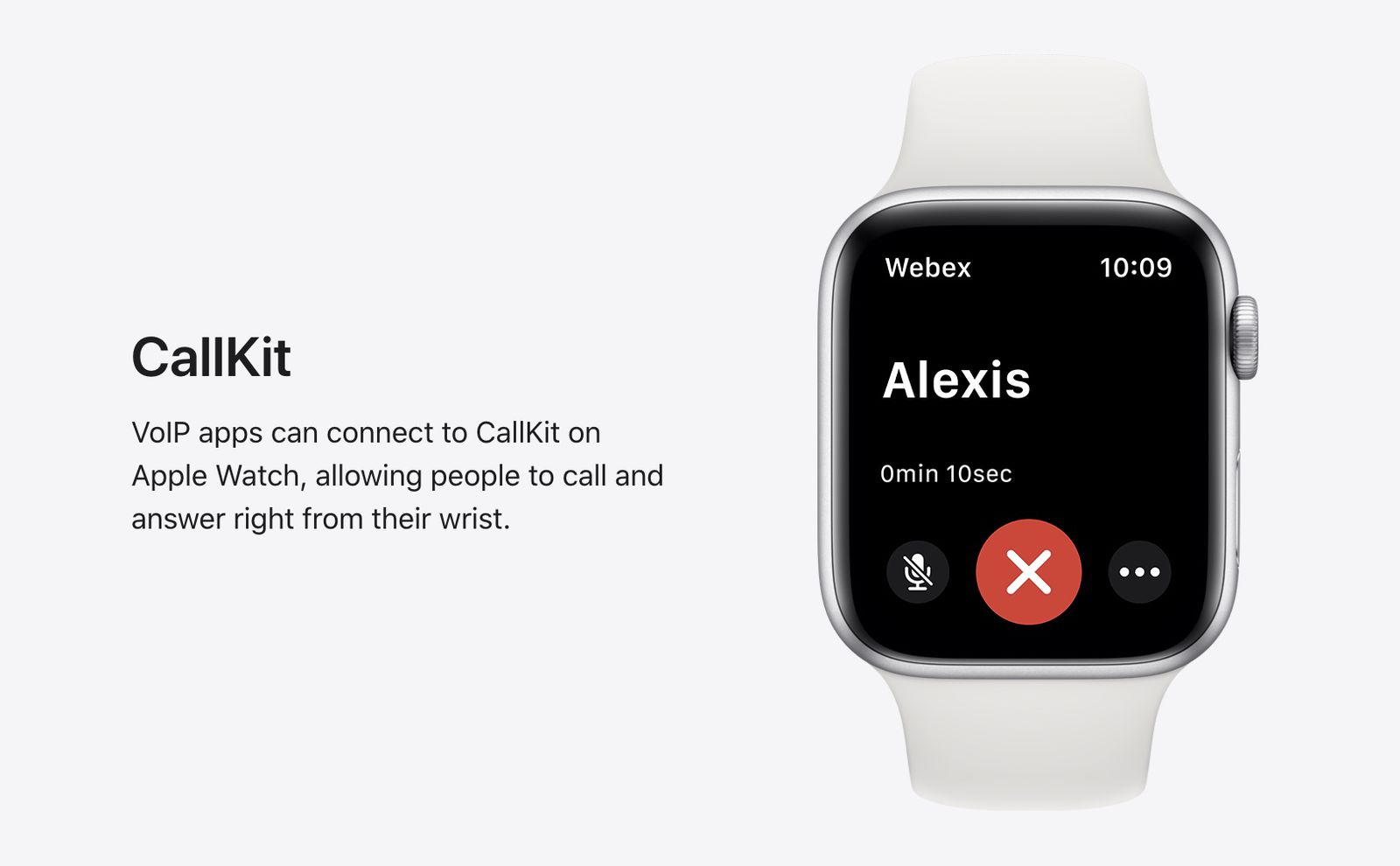 apple watch voip calling watchos 9
