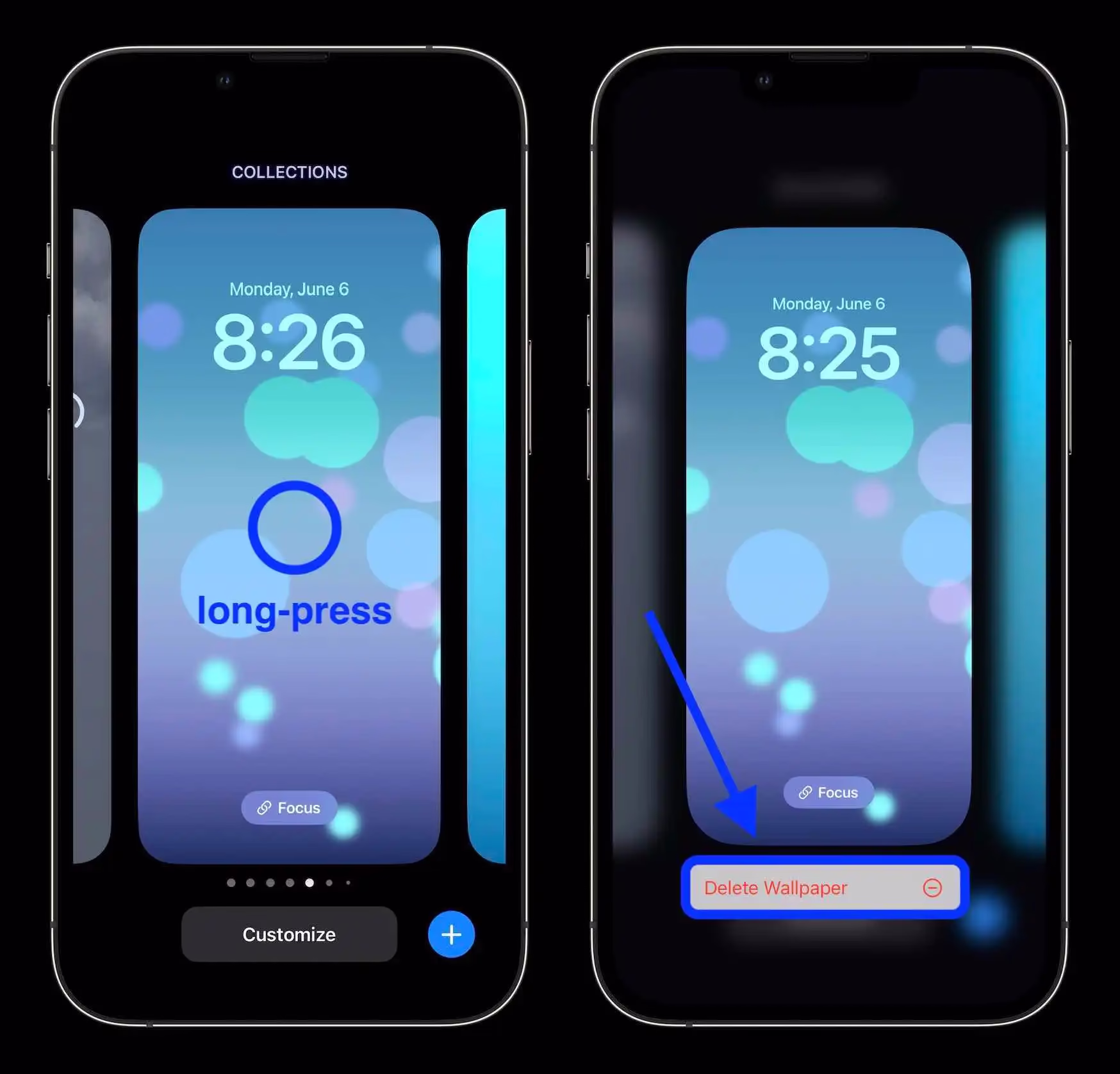 delete ios 16 lock screens