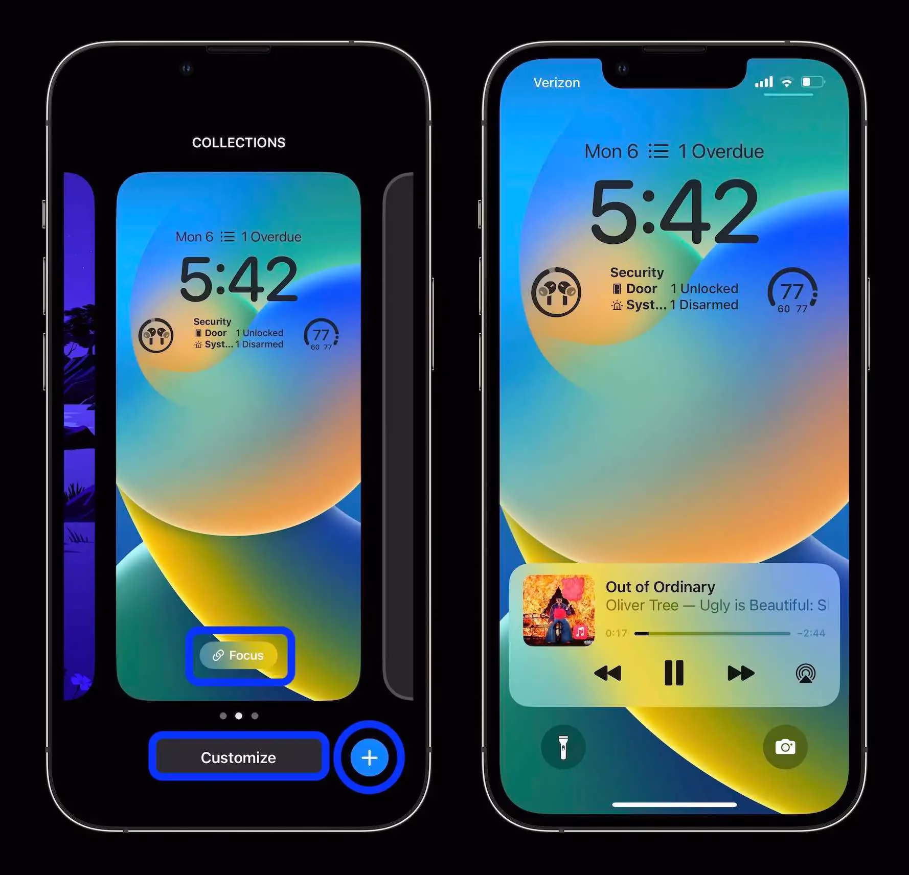 iOS 16 lock screen customization