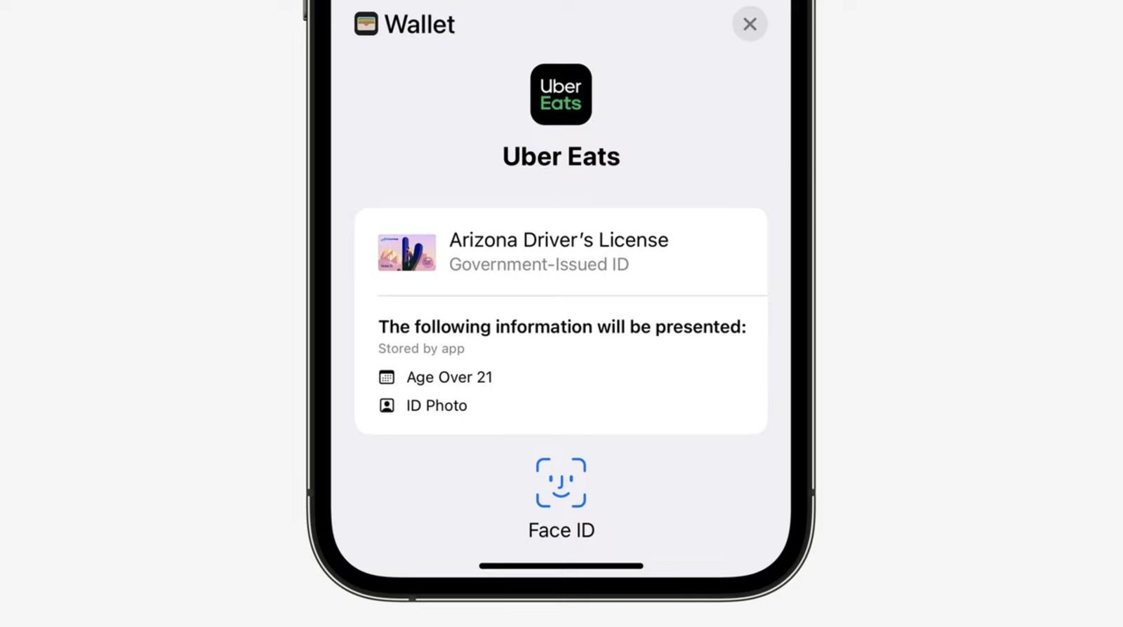 wallet id in apps ios 16 uber
