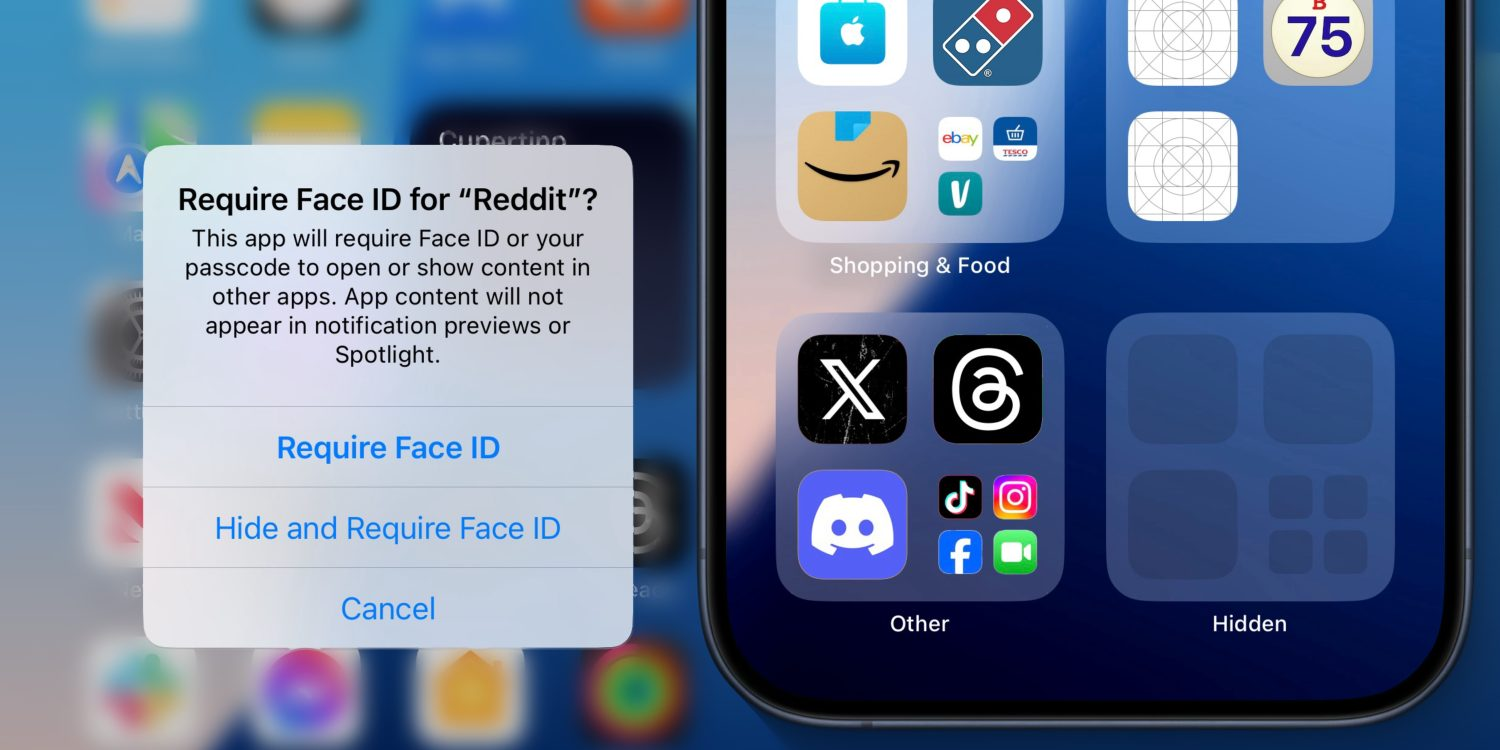 Скрытые приложения в iOS 18 — Hidden папка