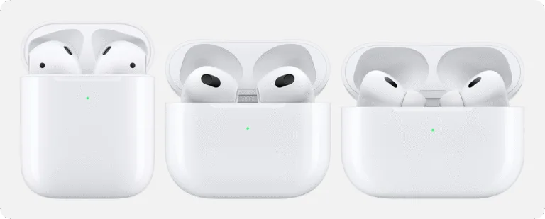 airpods in charging cases hero