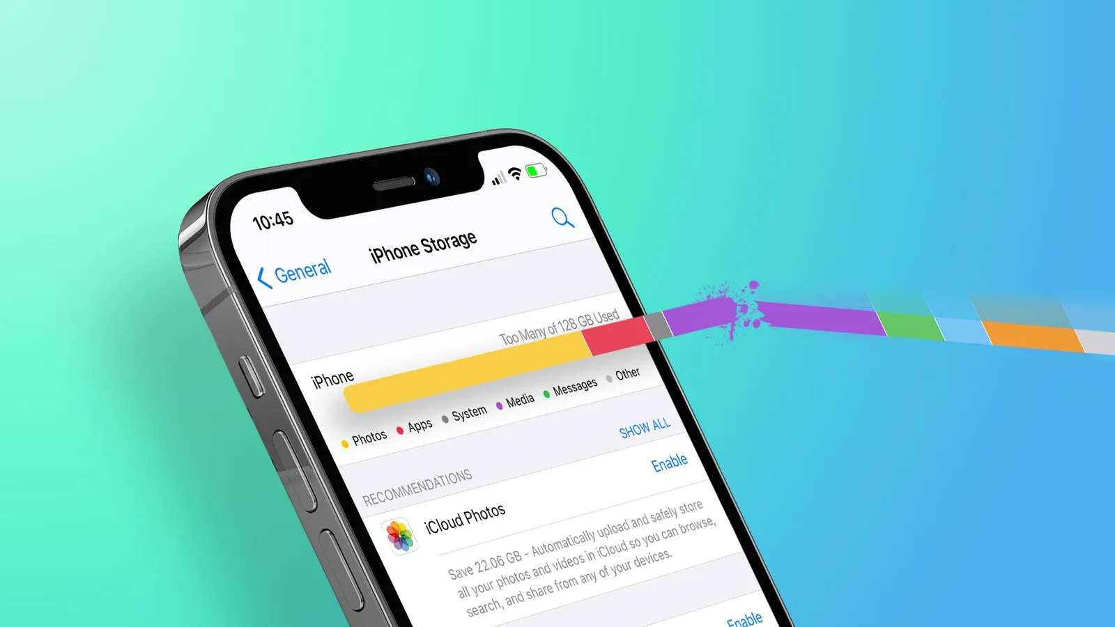 iphone free up storage feature