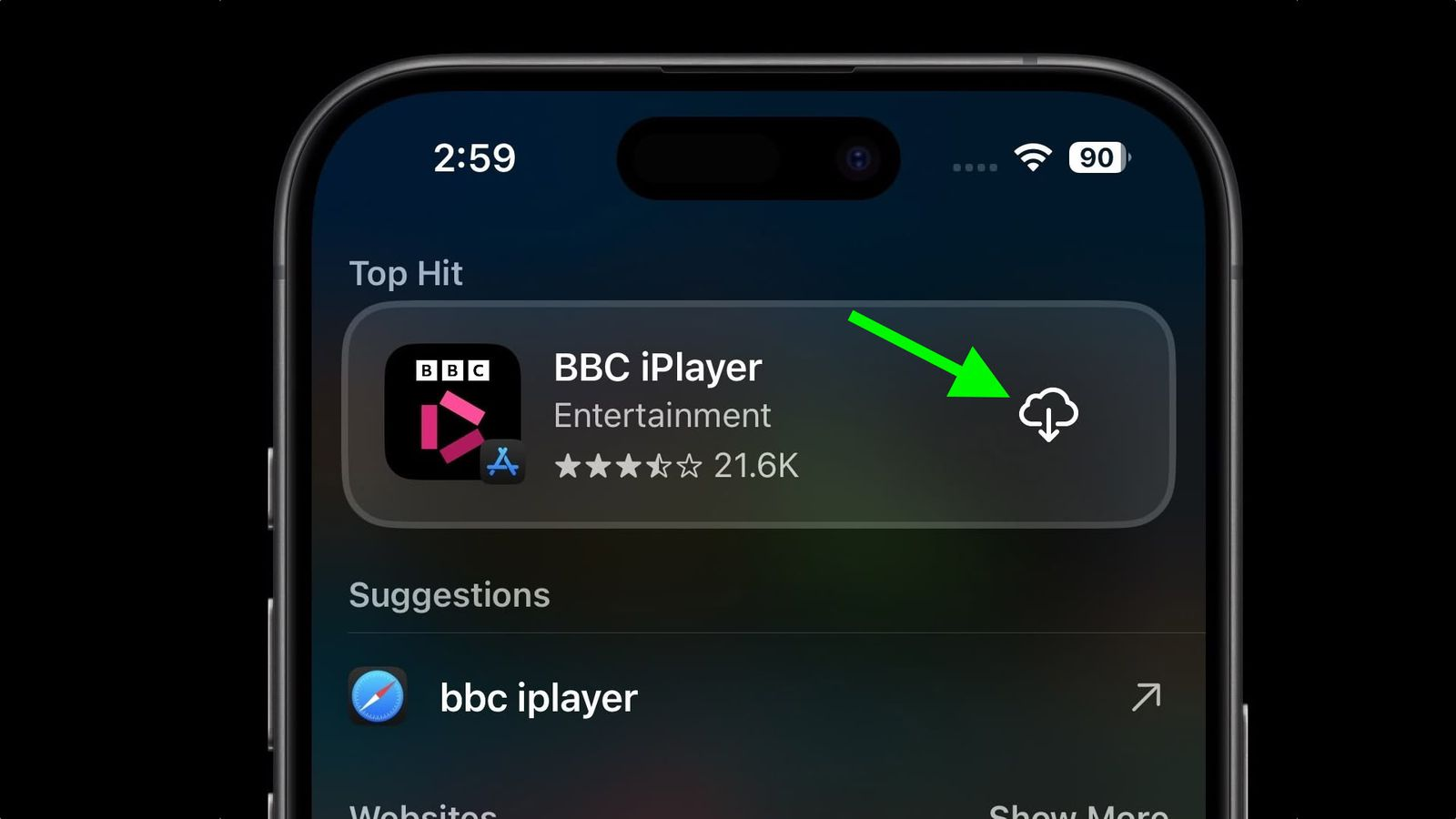 reinstall ios app