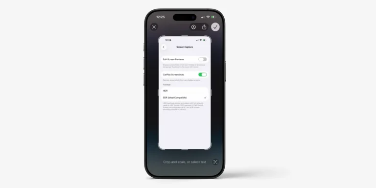 ios 26 screenshot full screen