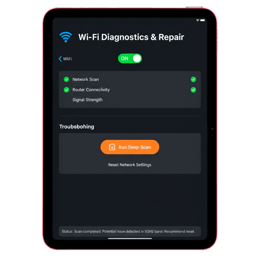 Ремонт Wi-Fi на iPad у Дніпрі
